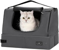 PETSFIT Portable Travel Cat Litter Box by Petsfit