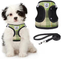 KOOLTAIL Small Dog Harness & Leash Set, Soft Mesh Padded Adjustable Reflective by KOOLTAIL