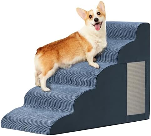 Ahpmeoa Dog Stairs for Small Dogs 22.6" H, Dog Ramp for Bed by Ahpmeoa
