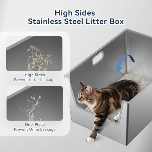 XXL Stainless Steel Litter Box - Image 3