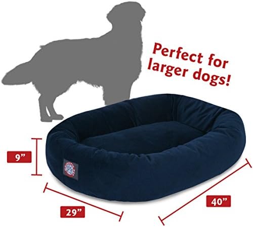 Majestic Pet Suede Calming Dog Bed, 40 Inch Large - Image 3