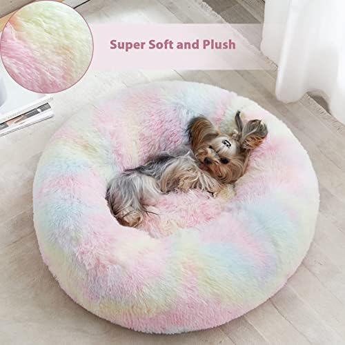 WNPETHOME Medium Round Calming Dog Bed Cat Bed - Image 4