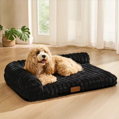 Orthopedic Medium Dog Bed Furry Pet Bed, Washable Cover 30''X20'' by Unknown