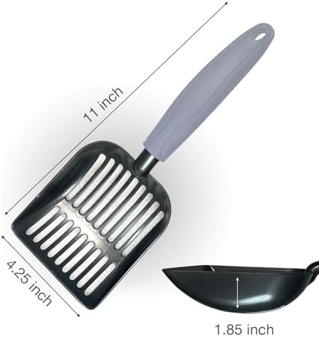 Cat Litter Scoop, Kitty Metal Scooper, Aluminum Alloy Sifter, Kitten Pooper - Image 6