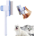 Cat Comb Pet Comb Self Cleaning Upgraded Cat Brush by JPTECYCATSUPPLIES