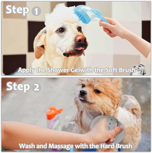 ELEGX Pet Grooming Bath Massage Brush - Image 5