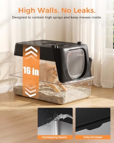 GTPLAYER XL Stainless Steel Cat Litter Box - Image 6