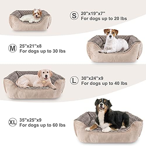JOEJOY Rectangle Dog Bed for Large Medium Small Dogs Machine Washable Sleeping - Image 5