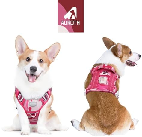 AUROTH Tactical Dog Harness Medium Sized Dog No Pull Adjustable Dog Vest - Image 2