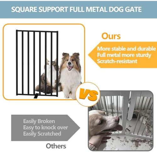 Full Metal Freestanding Dog Gates - Image 6