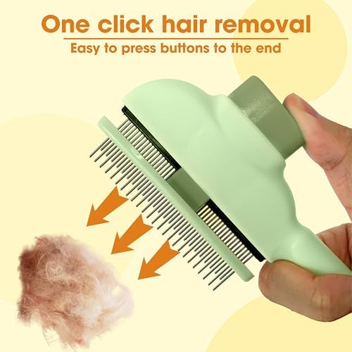Cat Hair Brush & Dog Brush, Deshedding Brush - Image 2