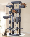 Taoqimiao 76in Cat Tree, Tall Sturdy Cat Tower by Taoqimiao