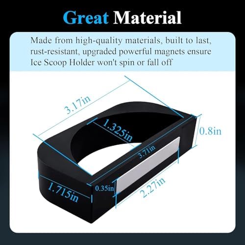 1 Pc Upgrade Powerful Magnetic Ice Scoop Holder, Adjustable Multi-Angle - Image 6