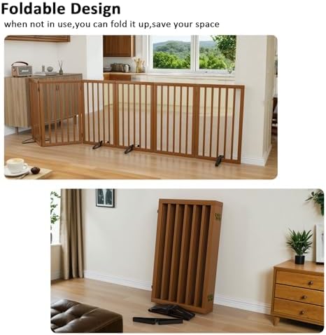 Dog Gate 32" Tall Foldable Dog Gate - Image 3