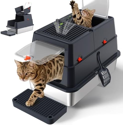Stainless Steel Litter Box by Unknown