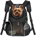 WOYYHO Pet Dog Carrier Backpack, Ventilated Mesh Small Dog Front Backpack by WOYYHO