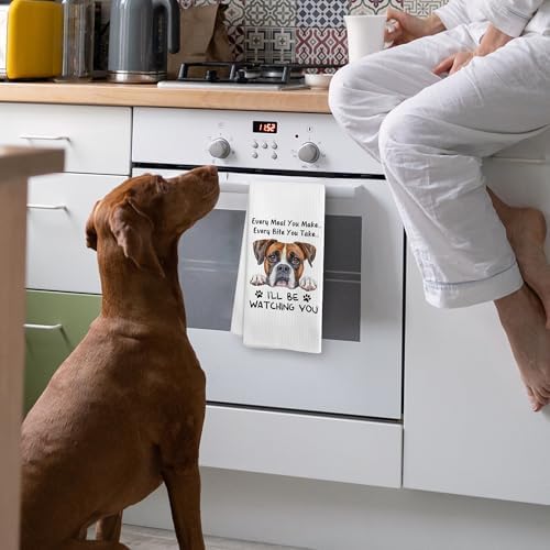 Funny Boxer Dog Kitchen Towels Decor Gifts - Image 5