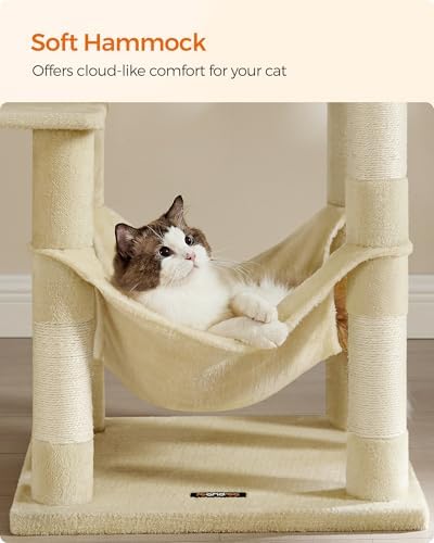 Feandrea Cat Tree, 54.2-Inch Cat Tower - Image 4