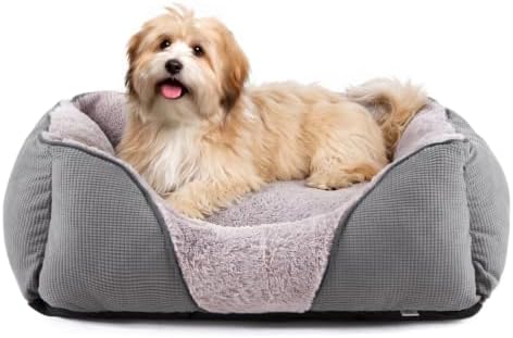 MIXJOY Dog Beds for Small Dogs, Cat Beds for Indoor Cats Washable, Calming Pet by MIXJOY