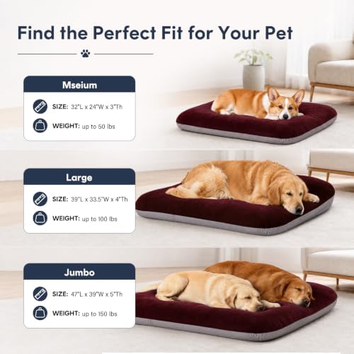 Magic Dog Orthopedic Medium Dog Bed 32 Inch, Super Soft Small Pet Bed - Image 2