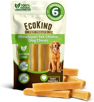 EcoKind Yak Cheese Himalayan Dog Chews, Yak Chews by EcoKindPetTreats