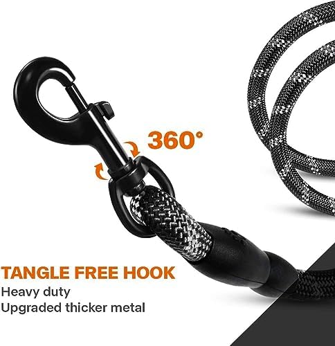 Taglory Rope Dog Leash for Small Medium Dogs, 4 FT Padded Handle - Image 6