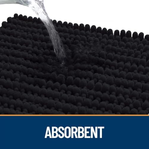 OLANLY Dog Door Mat for Muddy Paws 40x32, Ultra-Absorbent Chenille Mud Mat - Image 4