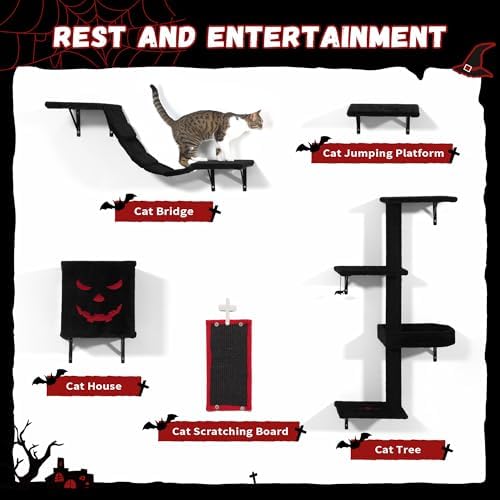 5 Pcs Wall-Mounted Climber Set, Wood Indoor - Image 3