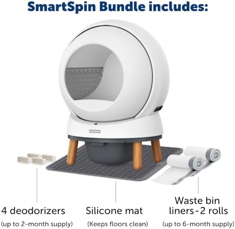 PetSafe ScoopFree SmartSpin Self-Cleaning Litter Box Bundle - Image 2