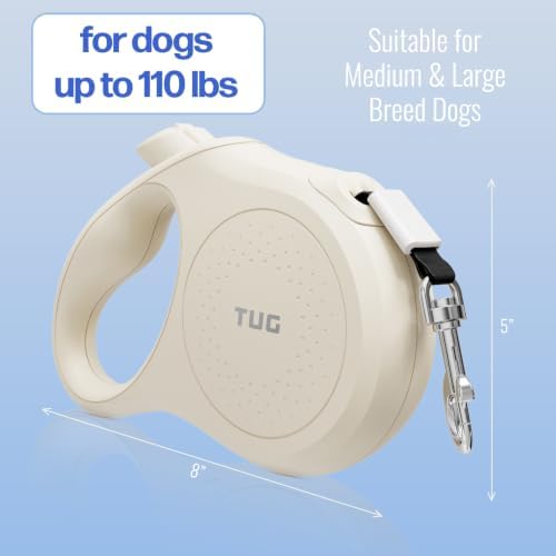 TUG Quest Retractable Dog Leash | 360° Tangle-Free | 16 ft Tape - Image 4