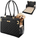 2-in-1 Stylish Dog Purse Carrier Soft-Sided Carriers Travel Tote Bag by Minsong