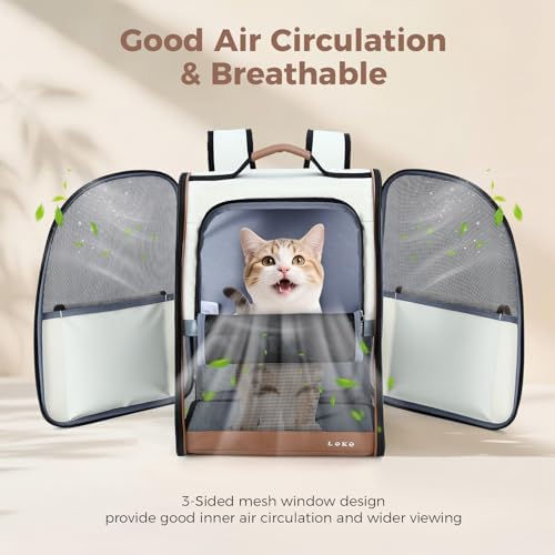 Lekereise Cat Backpack Carriers, Dog Carrier Backpacks - Image 3