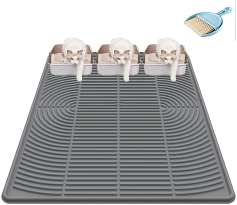 Extra Large Cat Litter Mat XL, Silicone Waterproof by Unknown