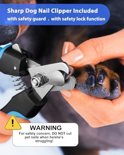 YABIFE Dog Nail Grinder, Dog Nail Trimmers and Clippers Kit, Super Quiet - Image 6