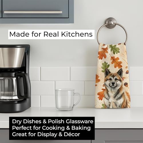 Caroline's Treasures Akita Dogs Kitchen Towel 15x25 in - Image 3