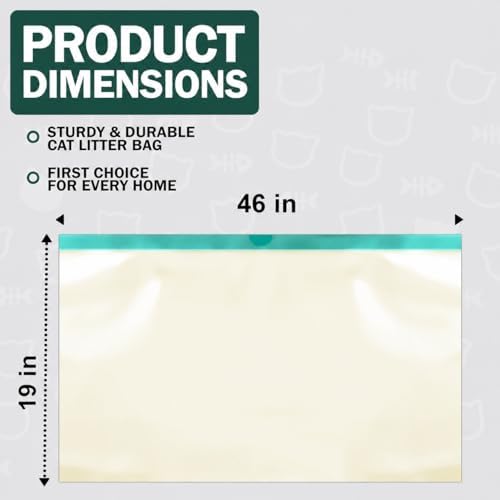 15 Count Jumbo Litter Box Liners, 39x22 Inches – Extra Thick, Heavy Duty - Image 2