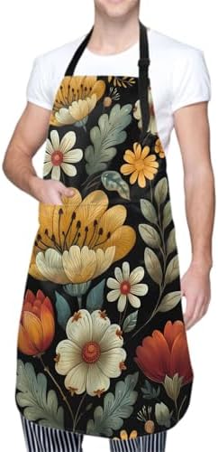Sweetshow Cute Dog Apron with 2 Pockets and Adjustable Neck Waterproof Kitchen by Sweetshow