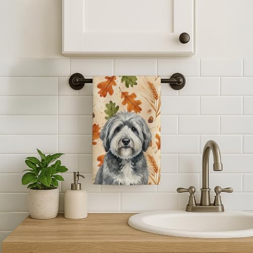 Caroline's Treasures Old English Sheepdog Dogs Kitchen Towel 15x25 - Image 2