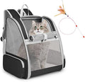 Cat Backpack Carrier, Small Dog Carrier Backpack by SSAWcasa