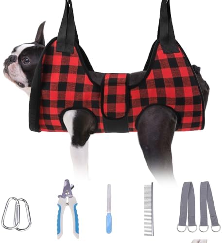 BEAUTYZOO Dog Grooming Hammock for Small Dogs/Cats, Nail Trim Restraint by BEAUTYZOO