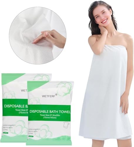 20 Pack Disposable Bath Towels Large 55"x27.5" Thick - Image 6