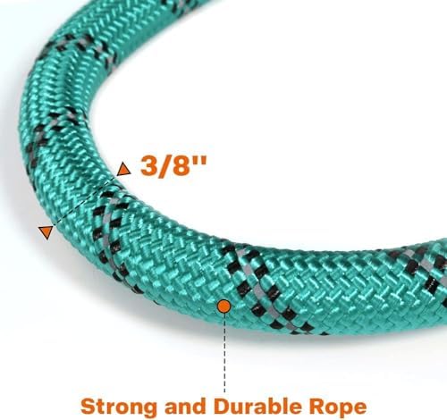 Taglory Rope Dog Leash for Small Medium Dogs, 5 FT Padded Handle - Image 3