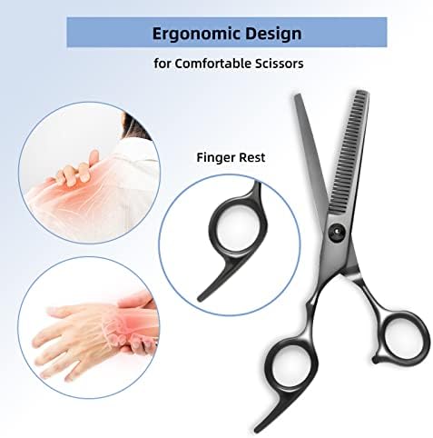 8.0 in 9CR Titanium Professional dog grooming scissors set, Grooming Scissors - Image 6
