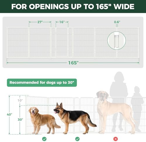 FXW Dog Gate, Extra Wide Adjustable - Image 6