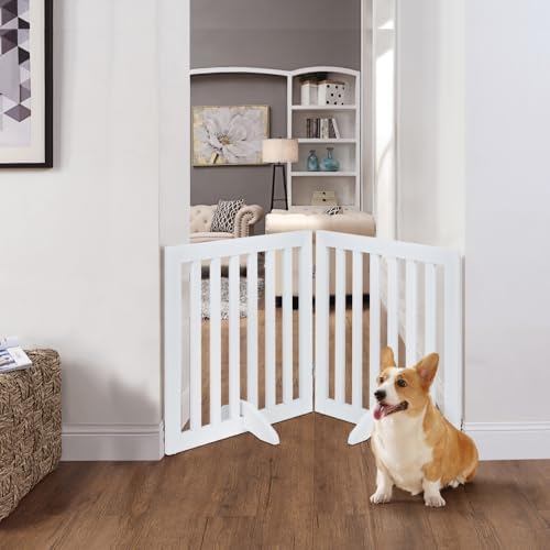 unipaws 24”H Free Standing Pet Gate - Image 3