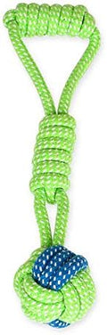 Sunglow Dog Toy Interactive Chewing Rope Ball Toys Natural Cotton Washable by Sunglow