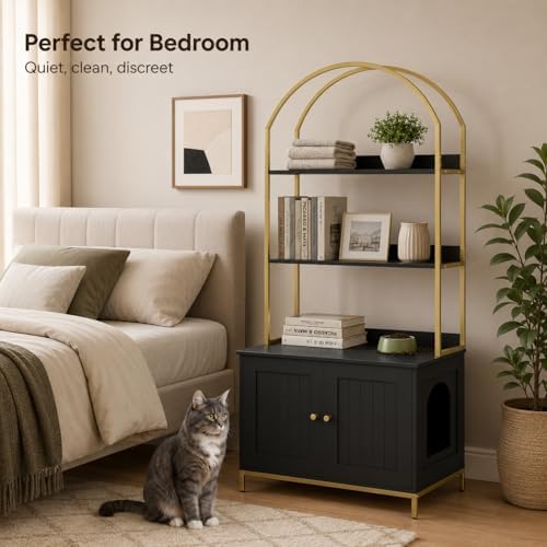 Homhedy Cat Litter Box Enclosure - Image 6