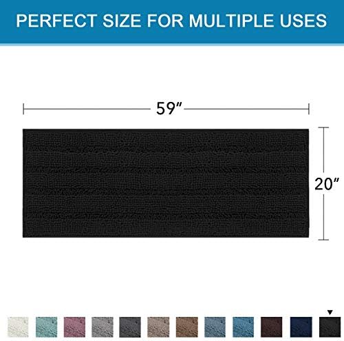 H.VERSAILTEX Bathroom Rugs Bath Mat Runner Rug Non Slip Kitchen Rug Extra Long - Image 2