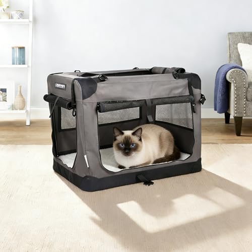 JESPET 3 Door Soft Dog Crates Kennel, Collapsible Travel Pet Carrier - Image 6