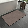 MontVoo -Bath Mat Rug-Rubber Backing Non Slip Quick Dry Absorbent Thin Bathroom by MontVoo